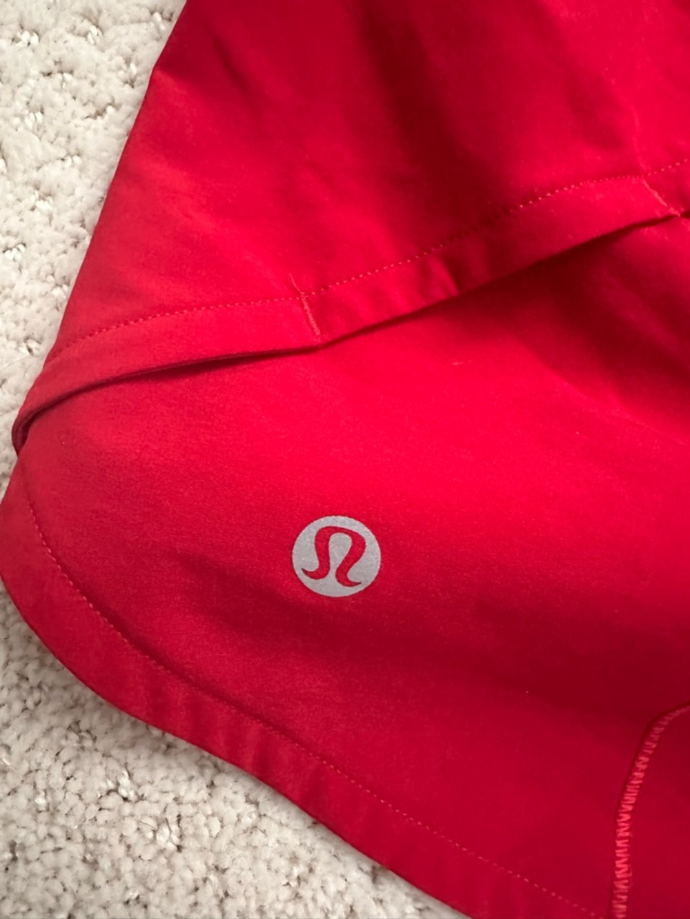 lululemon athletica Bright Red Women's Athletic Shorts